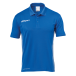 uhlsport Score Polo Shirt azurblau/weiß