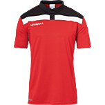 uhlsport Offense 23 Polo Shirt rot/schwarz/weiß