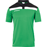 uhlsport Offense 23 Polo Shirt grün/schwarz/weiß