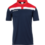 uhlsport Offense 23 Polo Shirt marine/rot/weiß