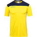 uhlsport Offense 23 Poly Shirt limonengelb/marine/azurblau