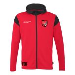 uhlsport FC Killertal 04 Squad 27 Track Hood Jacke rot/schwarz