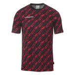 uhlsport Progressive 28 Shirt Kurzarm schwarz/rot