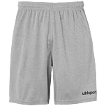uhlsport Center Basic Shorts ohne Innenslip dark grau melange/schwarz