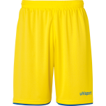 uhlsport Club Shorts limonengelb/azurblau