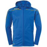 uhlsport Stream 22 Track Hood Jacket azurblau/limonengelb