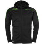 uhlsport Stream 22 Track Hood Jacket schwarz/fluo grün