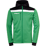 uhlsport Offense 23 Multi Hood Jacket grün/schwarz/weiß