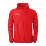 uhlsport Essential Regenjacke rot/weiß