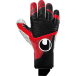 uhlsport Powerline Supergrip+ Finger Surround Torwarthandschuhe schwarz/rot/weiß