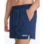 2XU Mens Aero 5 Inch Shorts midnight/silver reflective