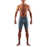 Skins Mens 3-Series Half Tights (blue grey)