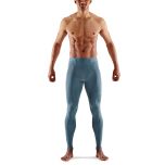 Skins Mens 2-Series Long Tights (blue grey)