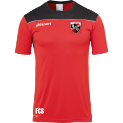 uhlsport FC Stetten/Salmendingen Offense 23 Poly Shirt rot/schwarz/weiß