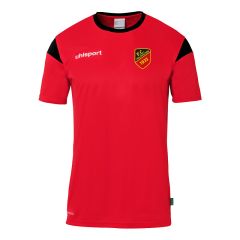 uhlsport FC Holzhausen Squad 27 Trikot Kurzarm rot/schwarz