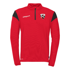 uhlsport FC Stetten/Salmendingen Squad 27 1/4 Zip Top rot/schwarz