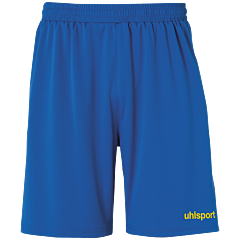 uhlsport Center Basic Shorts ohne Innenslip azurblau/limonengelb