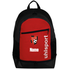 uhlsport FC Killertal 04 Essential Backpack mit Bodenfach rot/schwarz/weiß (Volumen 30L)