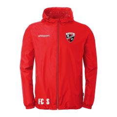 uhlsport FC Stetten/Salmendingen Essential Regenjacke rot/weiß