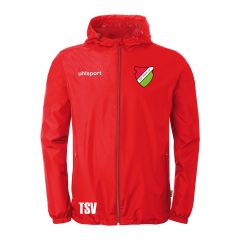 uhlsport TSV Stein Essential Regenjacke rot/weiß