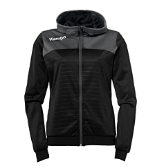 Kempa Emotion 2.0 Kapuzenjacke Women schwarz/anthra