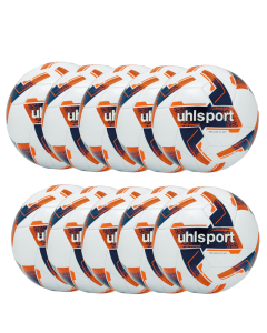 uhlsport Ultra Lite Soft 290 weiß/marine/fluo orange 10er Set