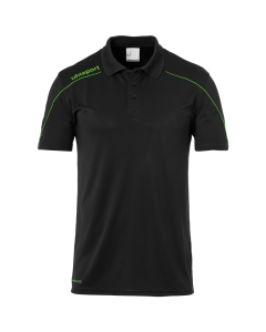 uhlsport Stream 22 Polo Shirt schwarz/fluo grün