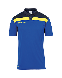 uhlsport Offense 23 Polo Shirt azurblau/marine/limonengelb
