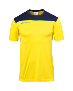 uhlsport Offense 23 Poly Shirt limonengelb/marine/azurblau