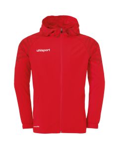 uhlsport Goal 25 Evo Woven Hood Jacket rot/weiß