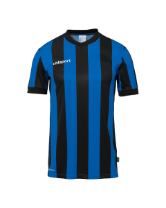 uhlsport Retro Stripe Shirt Kurzarm schwarz/azurblau