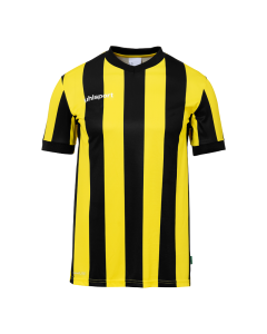 uhlsport Retro Stripe Shirt Kurzarm schwarz/limonengelb