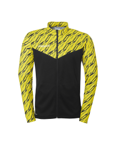 uhlsport Progressive 28 Poly Jacke schwarz/limonengelb