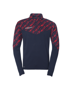 uhlsport Progressive 28 1/4 Zip Top marine/rot