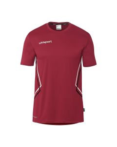 uhlsport Equipe 29 Poly Shirt Kurzarm bordeaux/schwarz/weiß