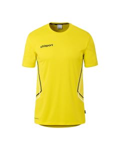 uhlsport Equipe 29 Poly Shirt Kurzarm limonengelb/weiß/schwarz