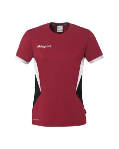 uhlsport Equipe 29 Shirt Kurzarm Damen bordeaux/schwarz/weiß