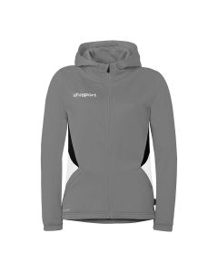 uhlsport Equipe 29 Multi Hood Jacke Damen steingrau/weiß/schwarz