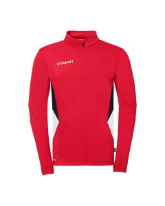 uhlsport Equipe 29 1/4 Zip Top rot/weiß/schwarz