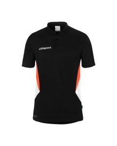 uhlsport Equipe 29 Polo Shirt schwarz/weiß/fluo orange