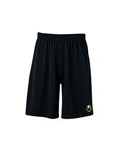 Uhlsport CENTER II Shorts mit Innenslip schwarz/flash grün