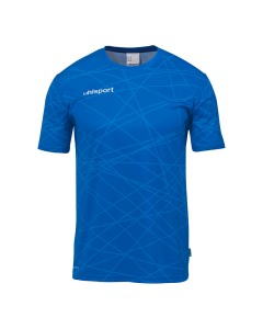 uhlsport Prediction Shirt Kurzarm azurblau