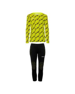 uhlsport Progressive Torwart Set Junior fluo gelb/schwarz