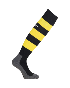 uhlsport Team Pro Essential Stripe Socks schwarz/limonengelb