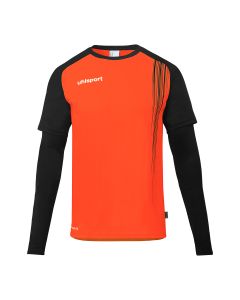 uhlsport Impulse Torwart Shirt fluo rot/schwarz