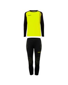 uhlsport Impulse Torwart Set Junior fluo gelb/schwarz