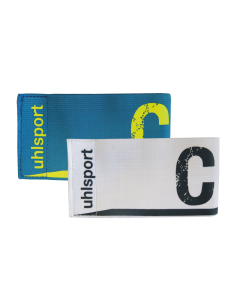 uhlsport Spielführerarmbinde (Cyan, Weiß) JUNIOR