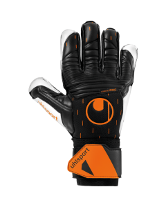 uhlsport Speed Contact Soft Pro Torwarthandschuhe schwarz/weiß/fluo orange