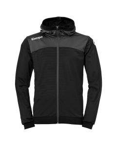 Kempa Emotion 2.0 Kapuzenjacke schwarz/anthra