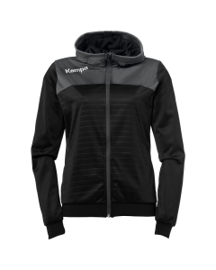 Kempa Emotion 2.0 Kapuzenjacke Women schwarz/anthra